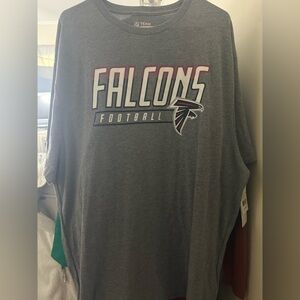 NFL Team Apparel Gray Short-Sleeve Tee